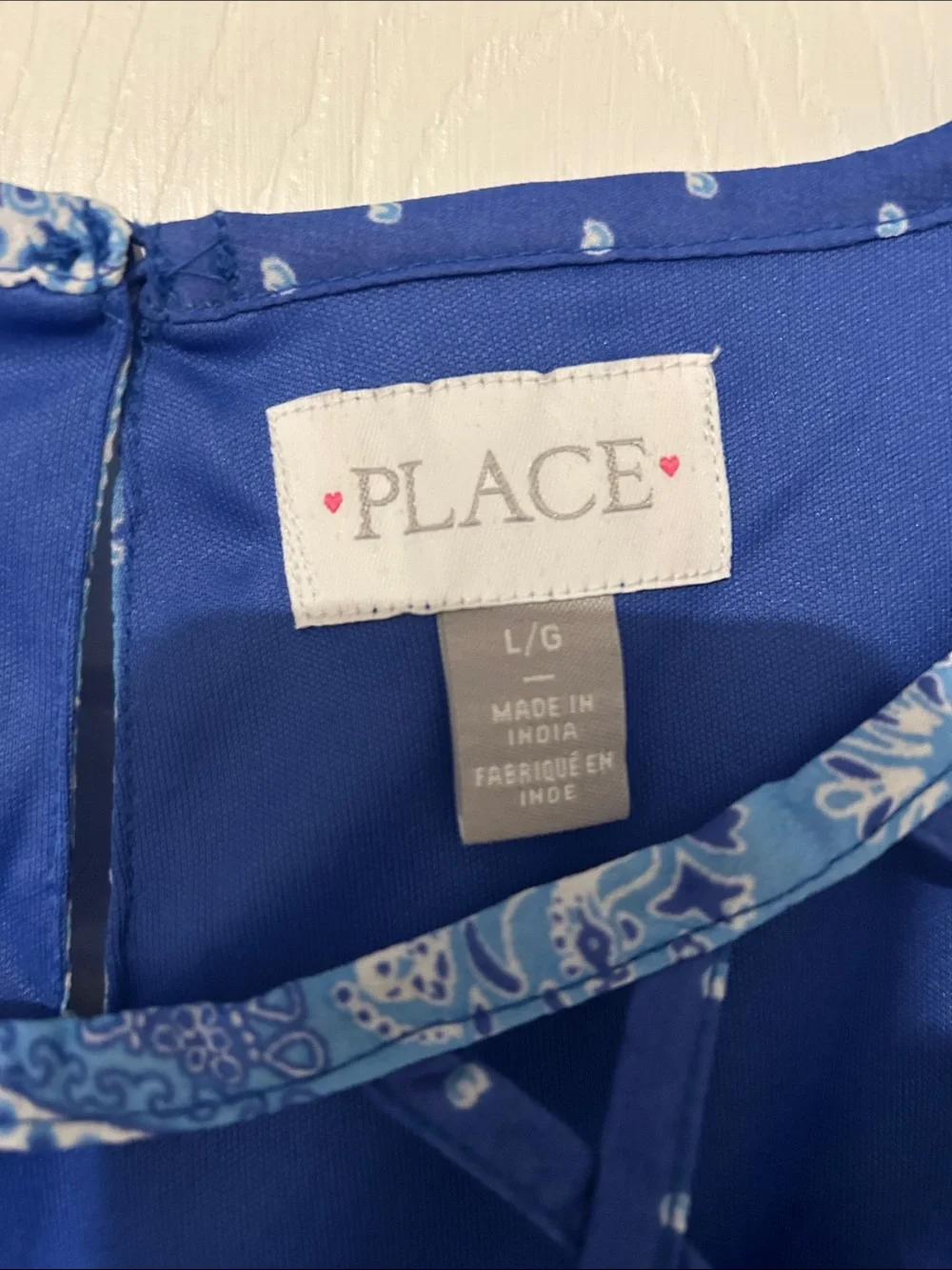 Mommy and me set of two- The Children's Place Blue Printed Halter Dresses